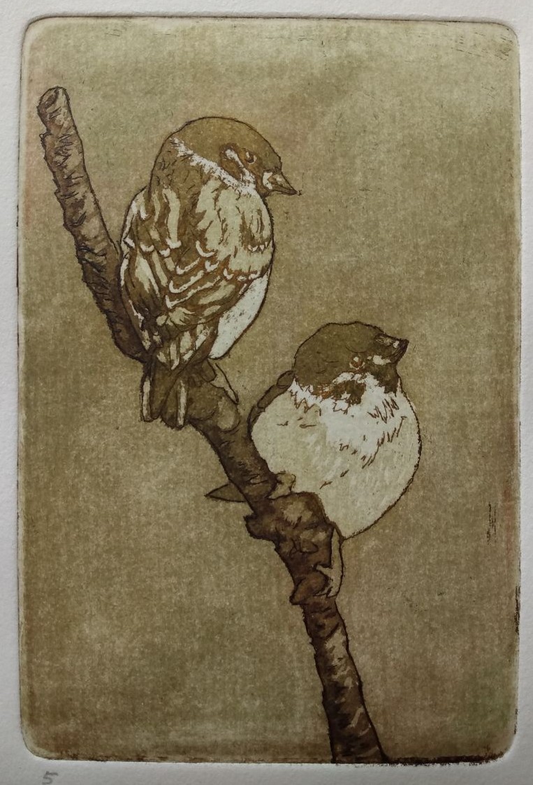sMussen lijnets + aquatint  druk 5/8  10x15