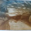 NIEUW  Weespiegeling  Mezzotint   9x11,5  druk6/8